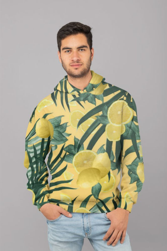 Summer Lemon Twist Jungle UNISEX Sublimation Hoodie