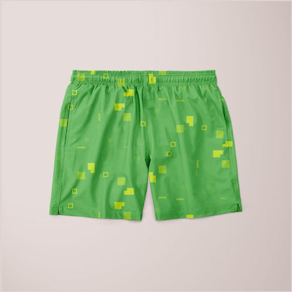 Simple Geometric Pattern 3 gy Poster Shorts