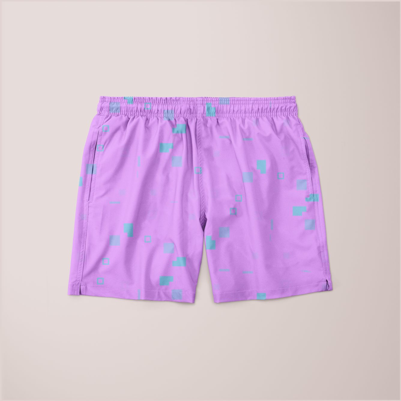 Simple Geometric Pattern 3 pt Poster Shorts