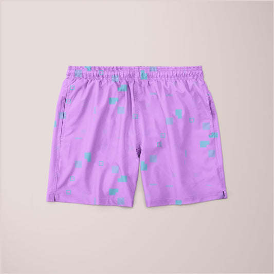 Simple Geometric Pattern 3 pt Poster Shorts