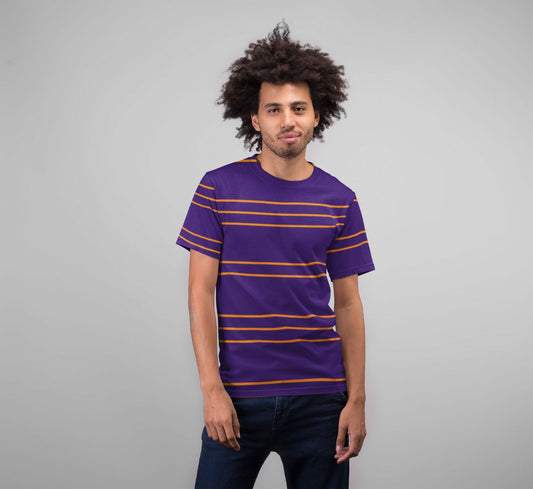 Simple Lines Pattern po Poster Premium Sublimation Adult T-Shirt