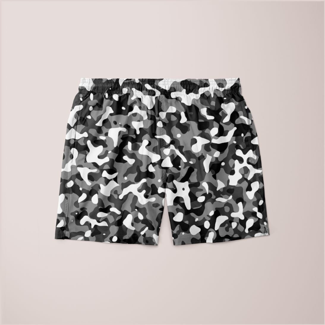 Snow Pattern Camouflage Style Plakat Shorts