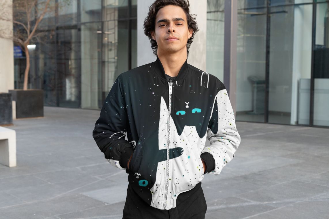 Space cat 3 Bomber Jacket