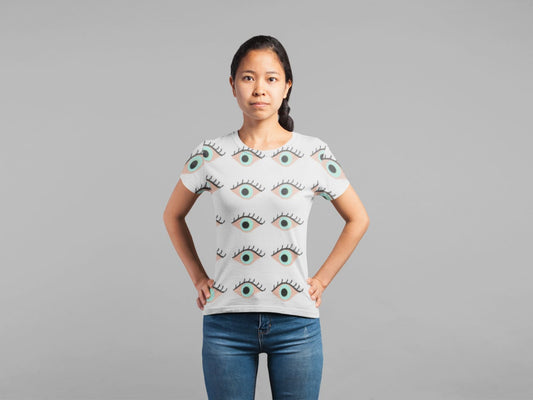 Sweet Evil eye Classic Sublimation Women's T-Shirt