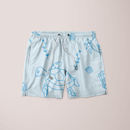 Underwater Pattern Shorts