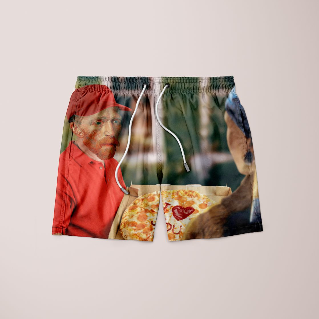 Vang Gogh's Pizza Shorts