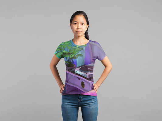 Vaporwave Aesthetic Classic Sublimation Women's T-Shirt