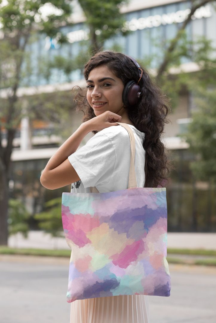 Abstract Pastels Tote Bag