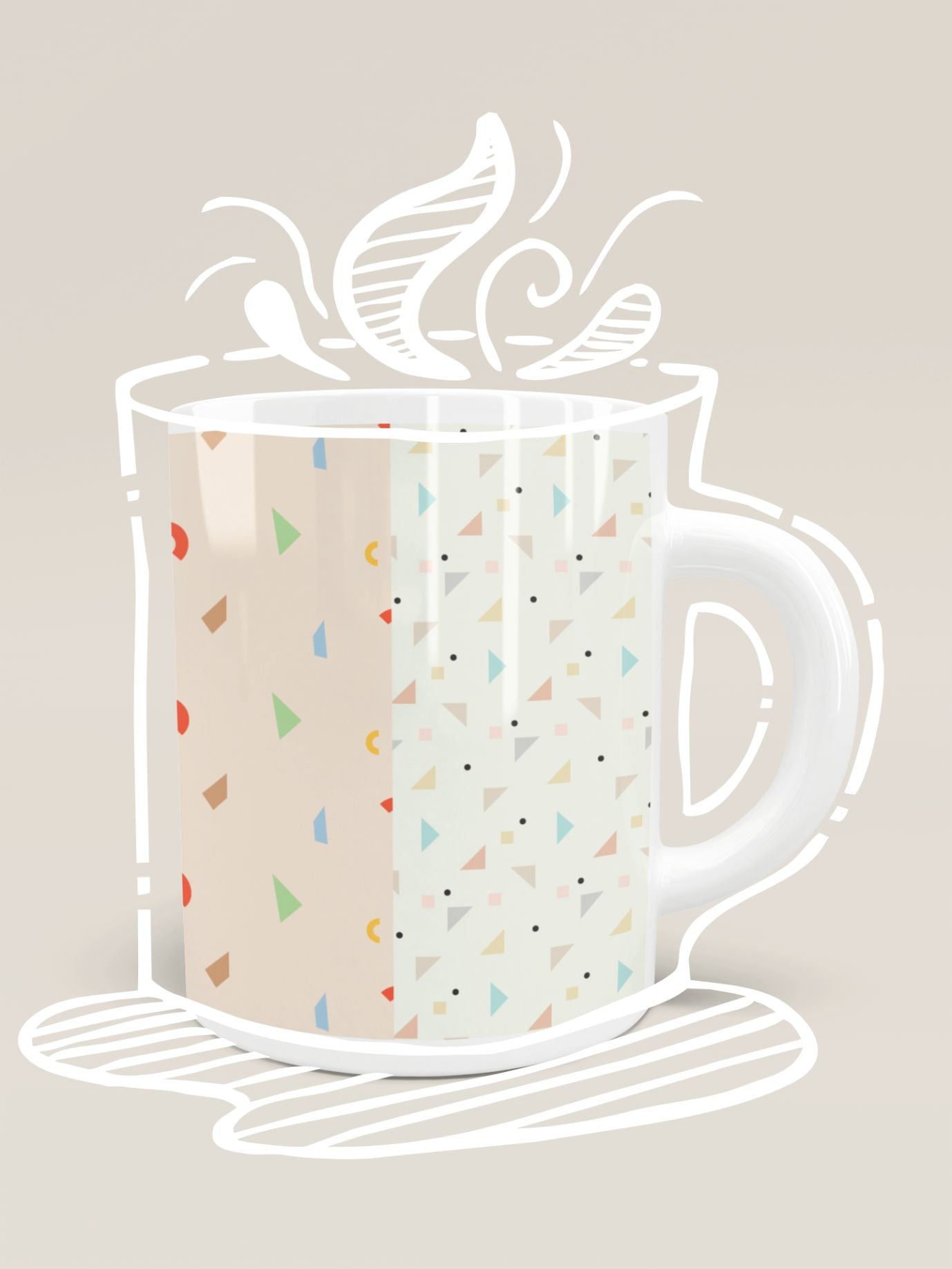 Abstract Pattren (12) Mug