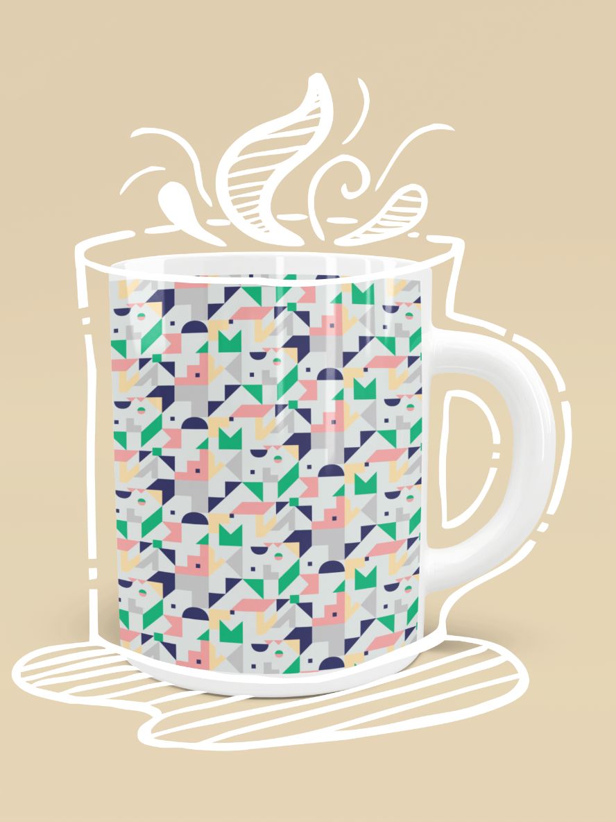 Abstract Pattren (13) Mug