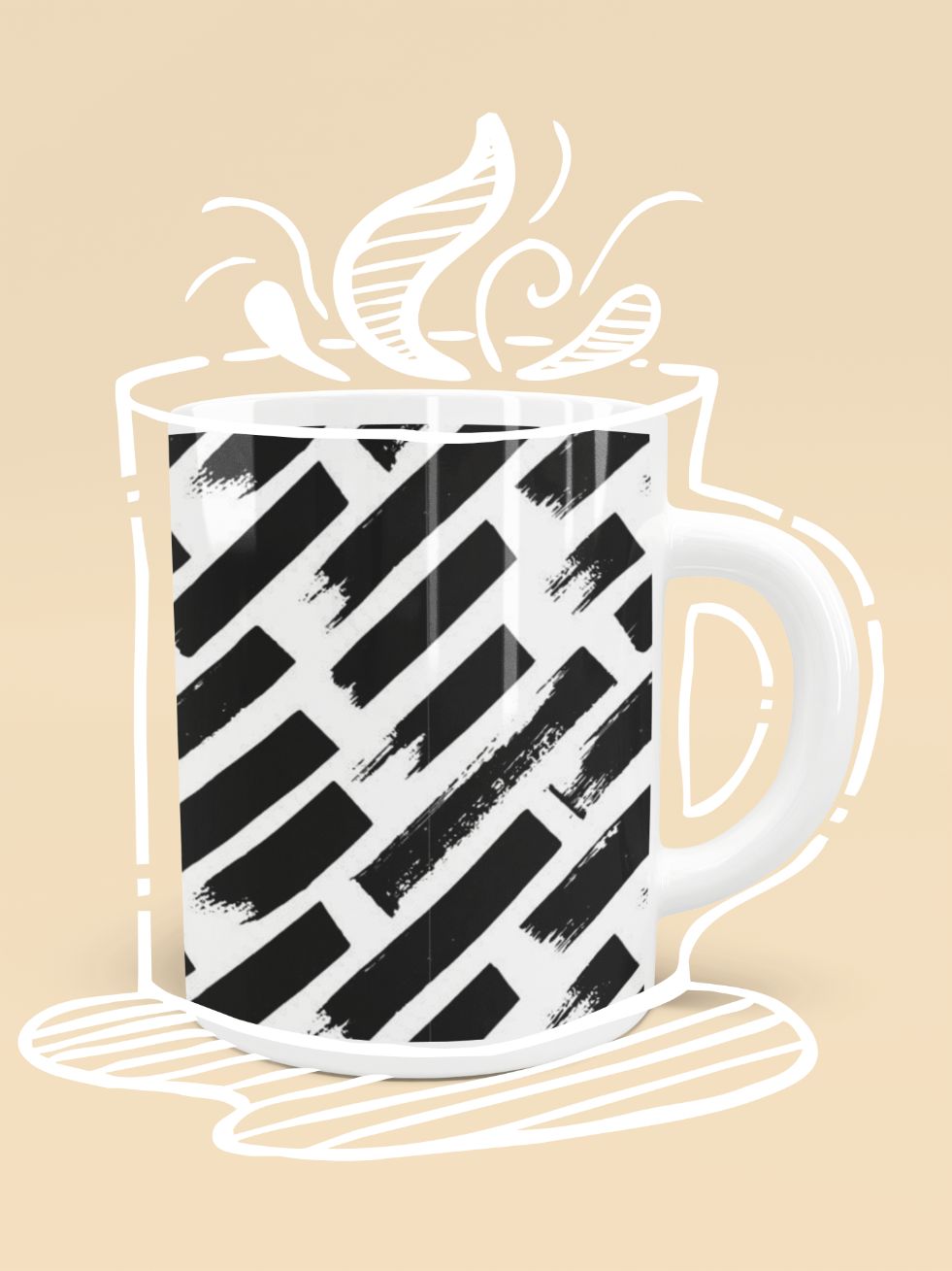 Abstract Pattren (28) Mug