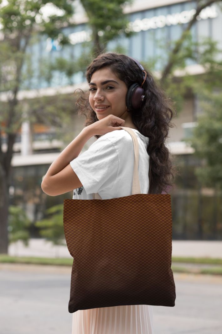 Alpine Pattern Tote Bag