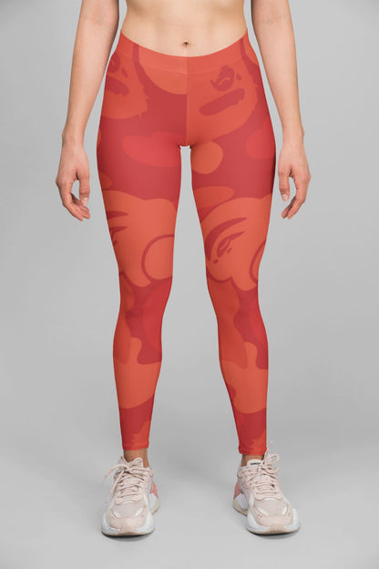 Alpine Red Retro Legging