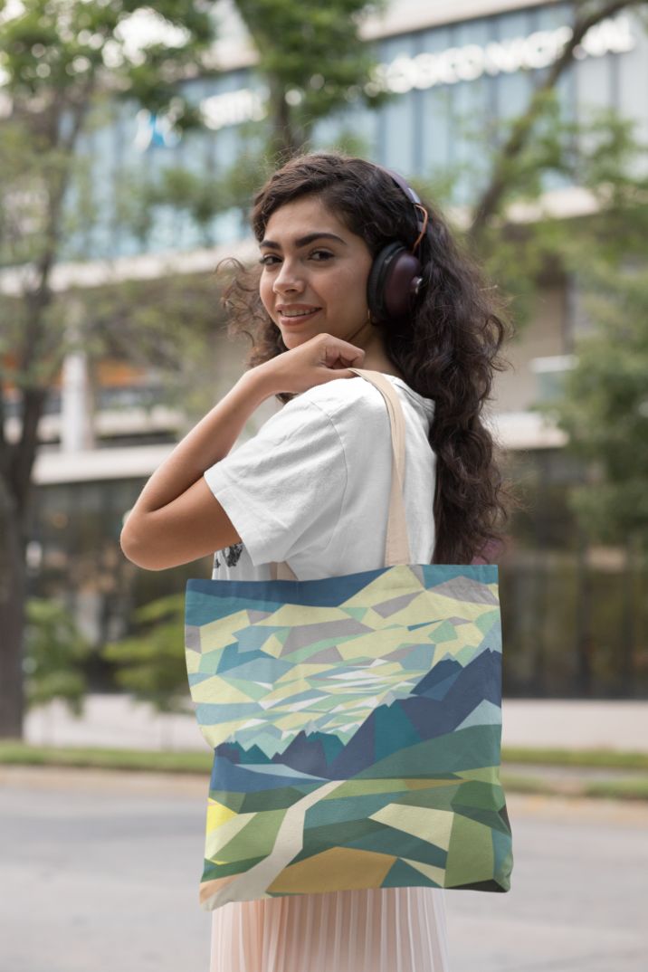 Alpine Scenry Tote Bag