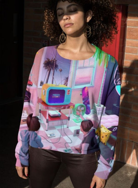 Emy,s Toon Sublimation Sweatshirt