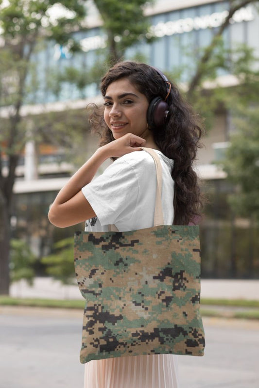 Army Uniform Camofludge Tote Bag