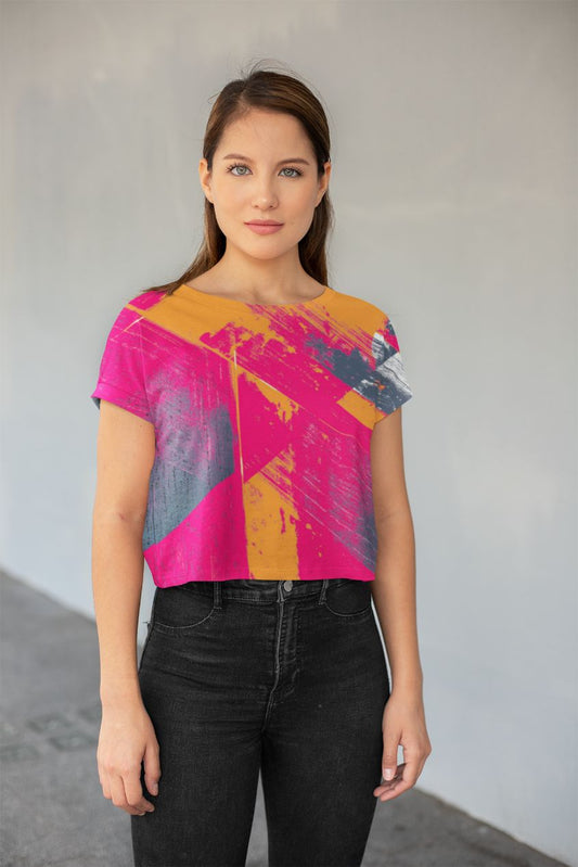 As it is Three All-Over Print Crop Tee