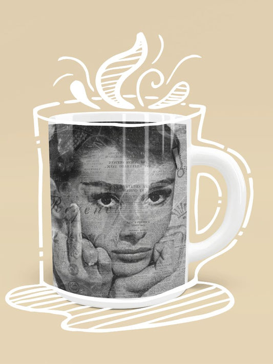 Audrey Hepburn Pop Art Art Print Mug