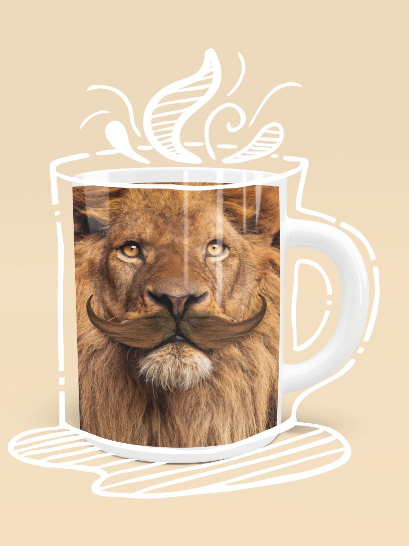 BEARDED LION Mug