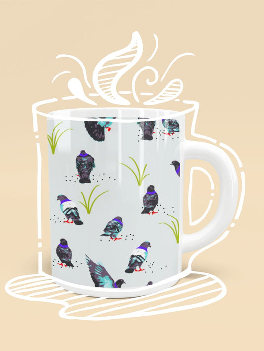 Bird Pattern Mug