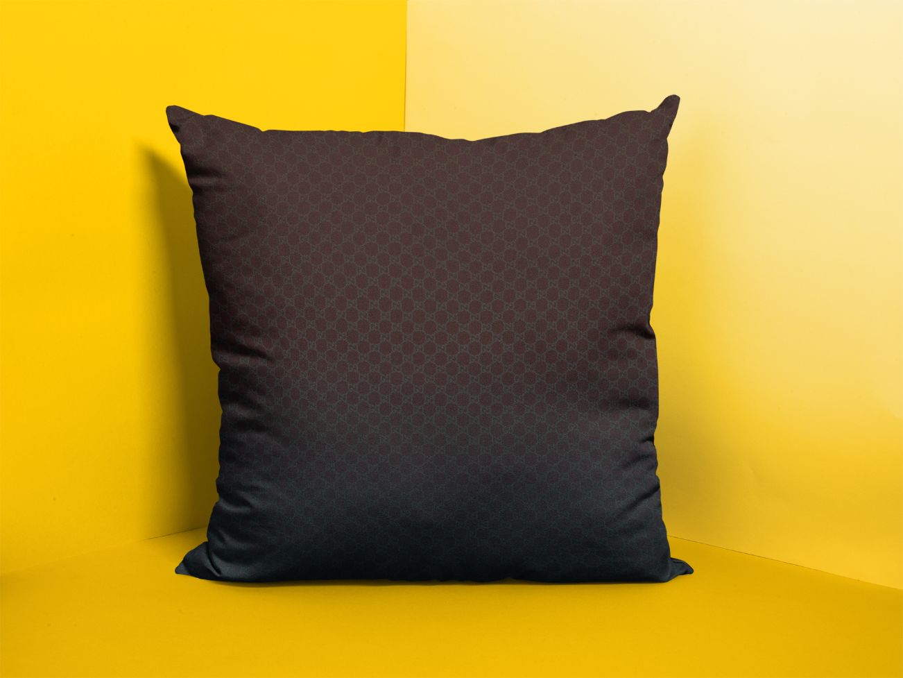 Blue Brand pattern Cushion/Pillow