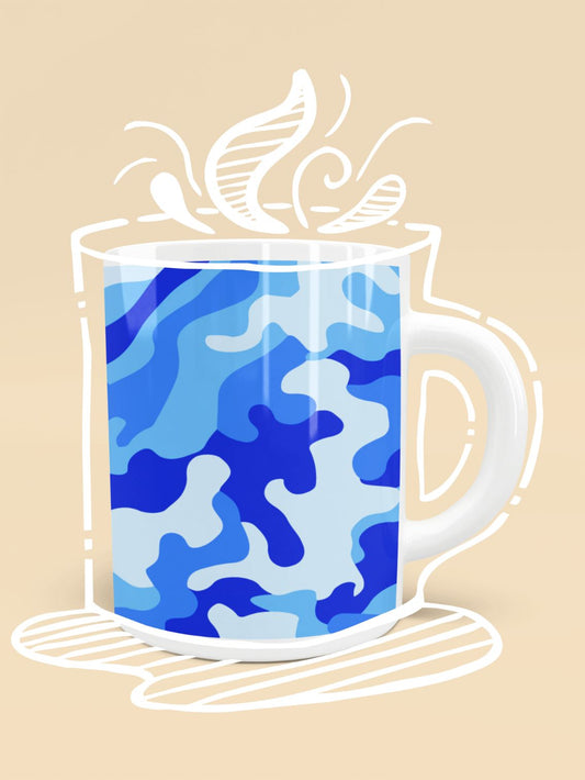 Blue Camo 2 Mug