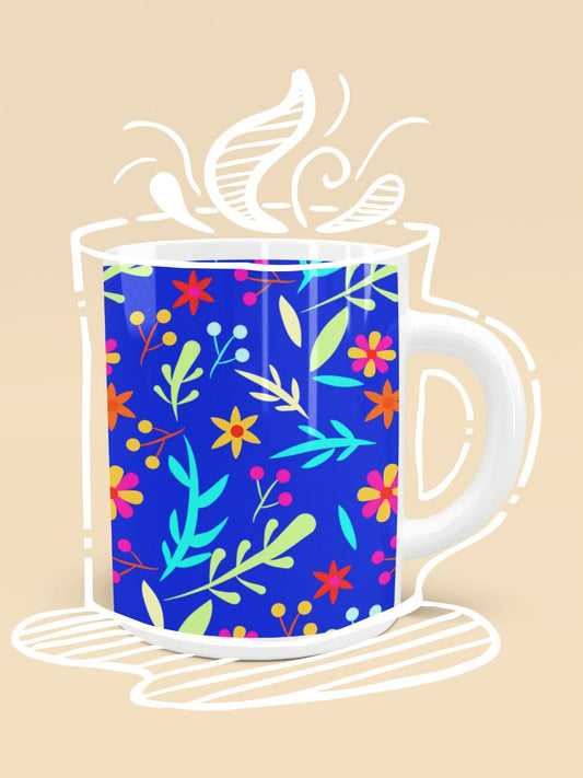 Blue Garden Kid's sweater (2) Mug