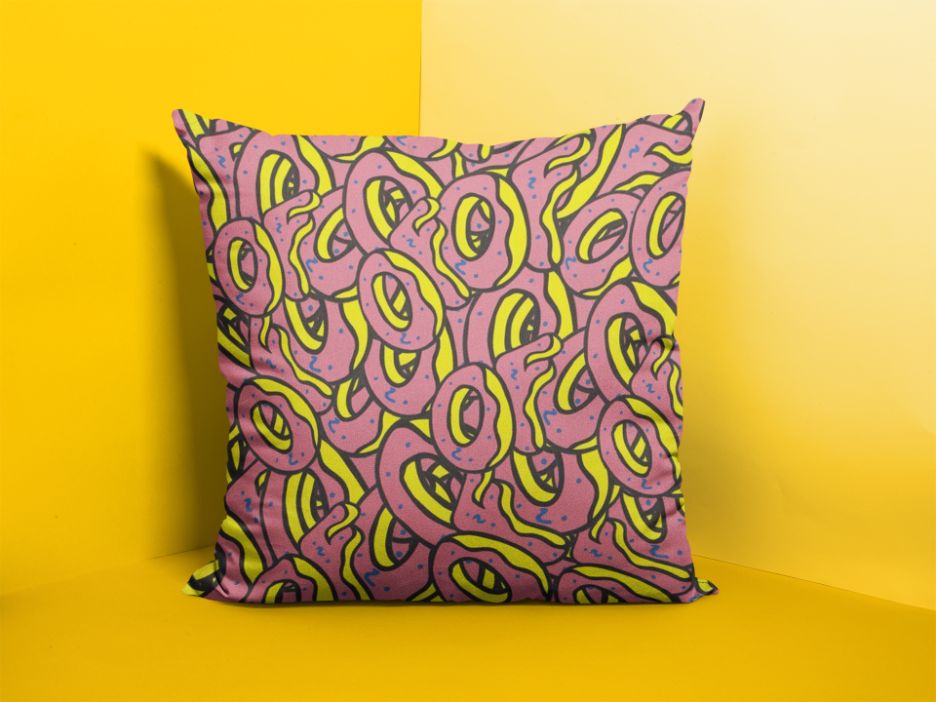 Branded Pattern Cushion/Pillow