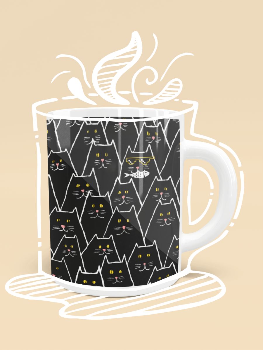 CATS PATTERN Mug