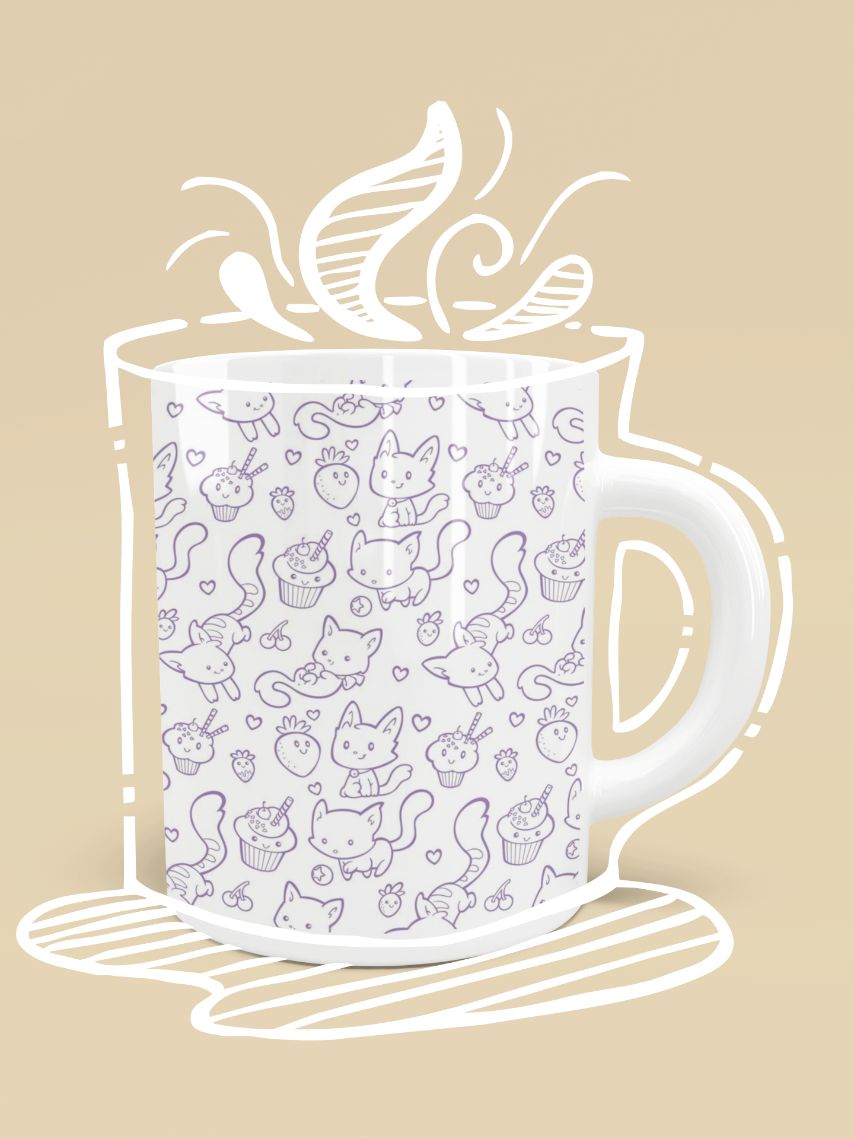 Cakes and Cats 3 Mug