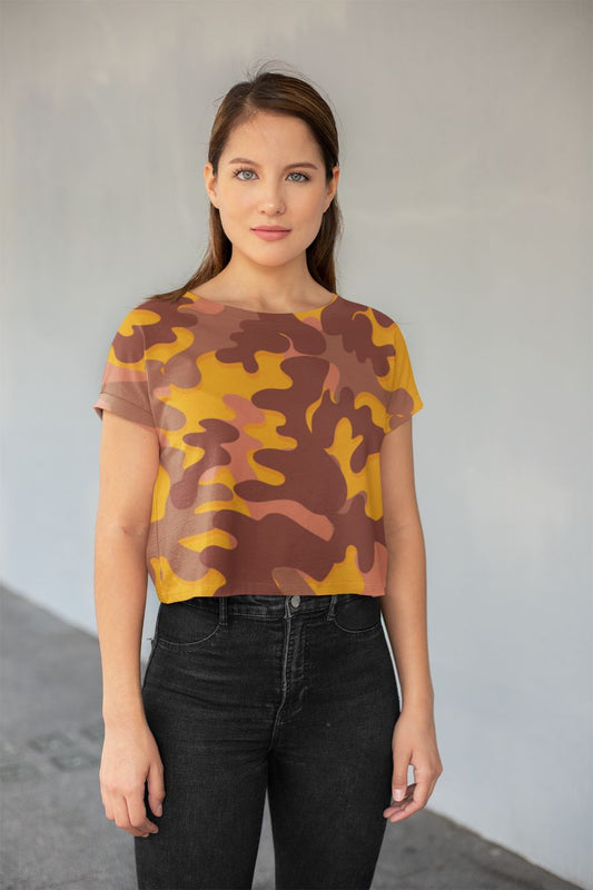 Camofludge 7 All-Over Print Crop Tee