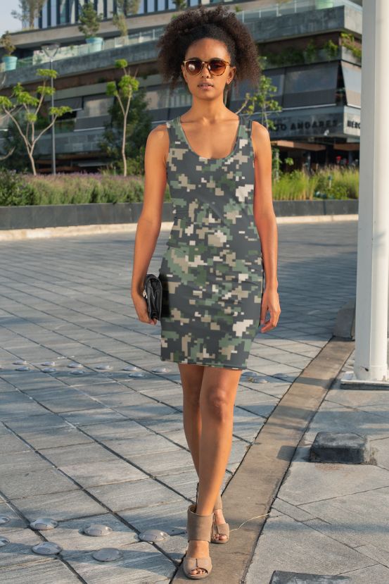 Camofludge 8 Sublimation Cut & Sew Dress