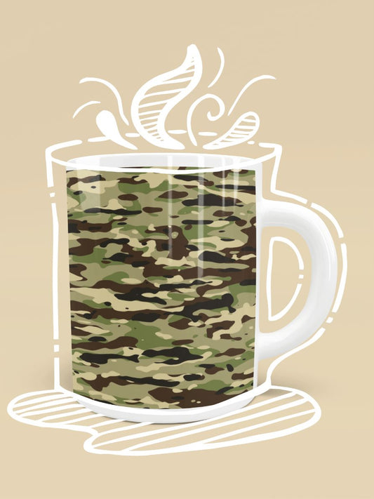 Camouflage Pattern Plakat Mug