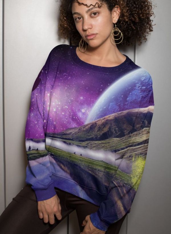 Colored Nature Sublimation Sweatshirt