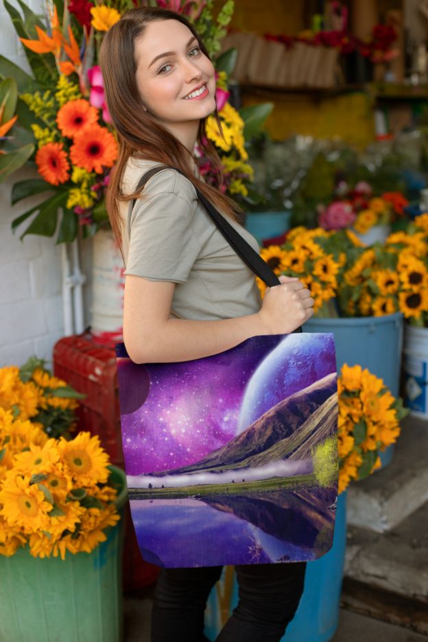 Colored Nature Tote Bag