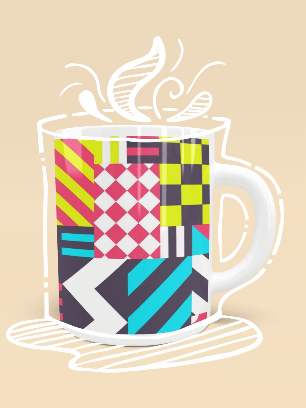 Colorful Pattern 3 Mug