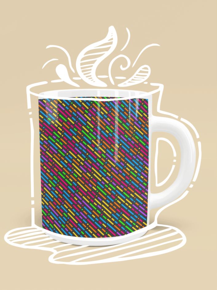 Colorful Rain 3 Mug