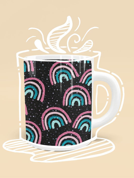 Cosmic Rainbow Night Dream Mug