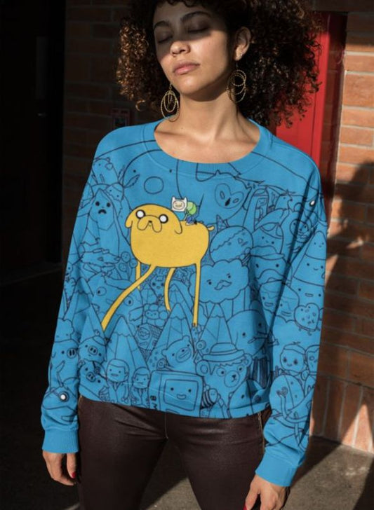 Cute Art Sublimation Sweatshirt