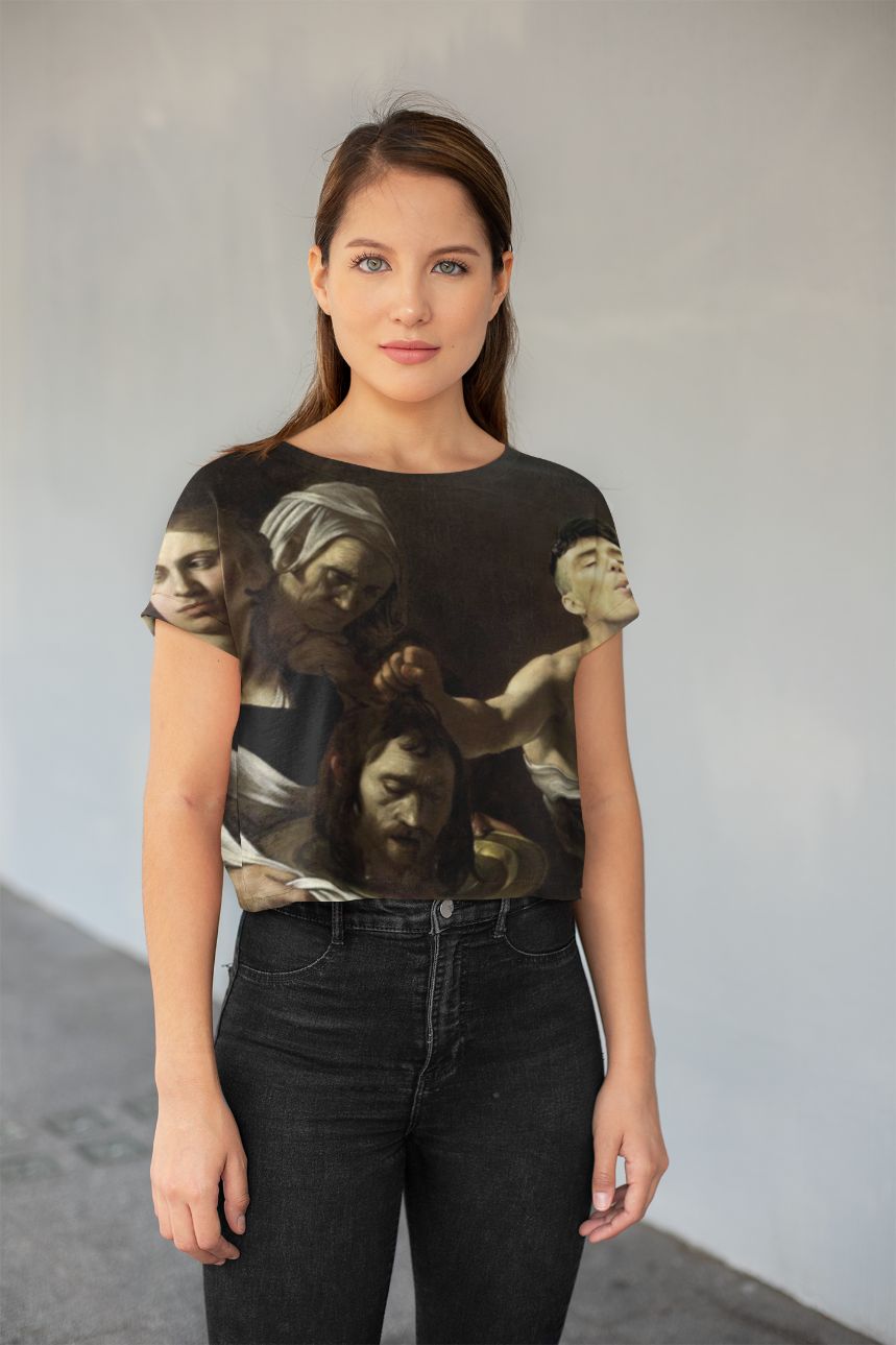 Family All-Over Print Crop Tee