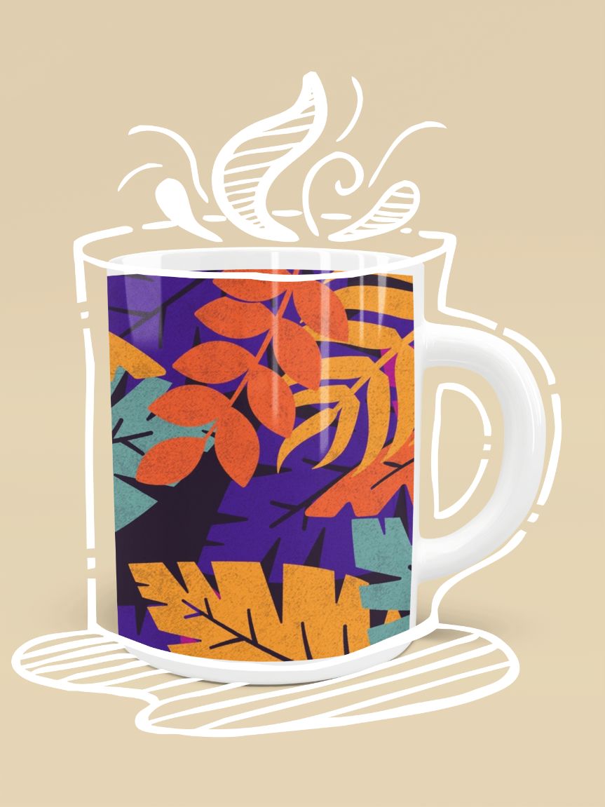 Flora Pattern 3 Mug