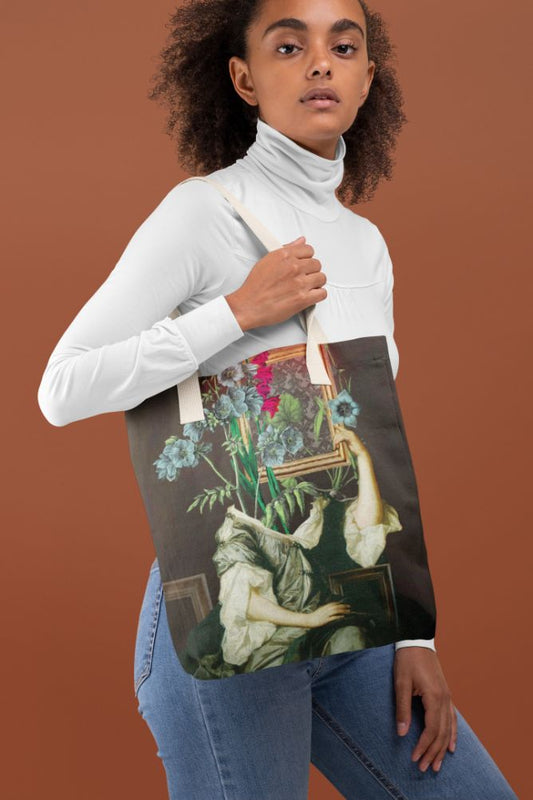 Florales Self Portrait Tote Bag