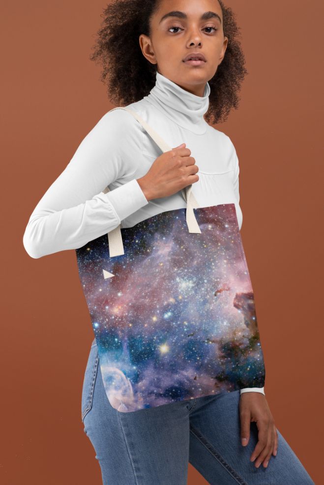 Formed Galaxy Tote Bag