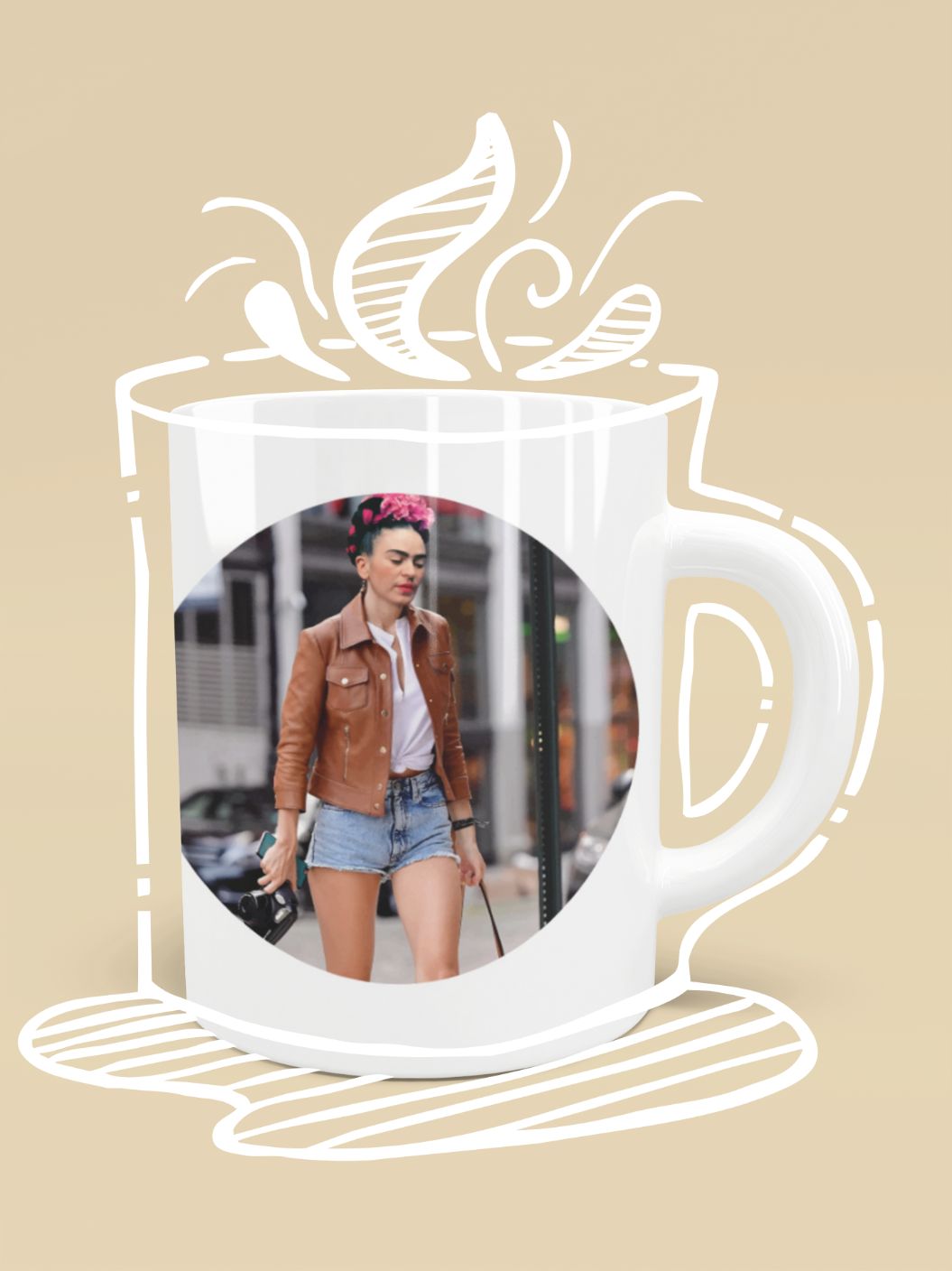 Frida - Street Fashion T-Shirt Mug