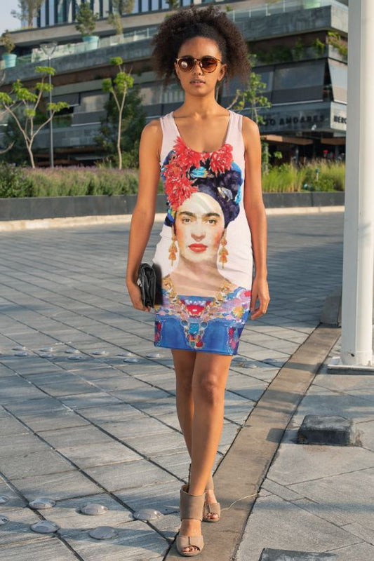 Frida Navy Sublimation Cut & Sew Dress