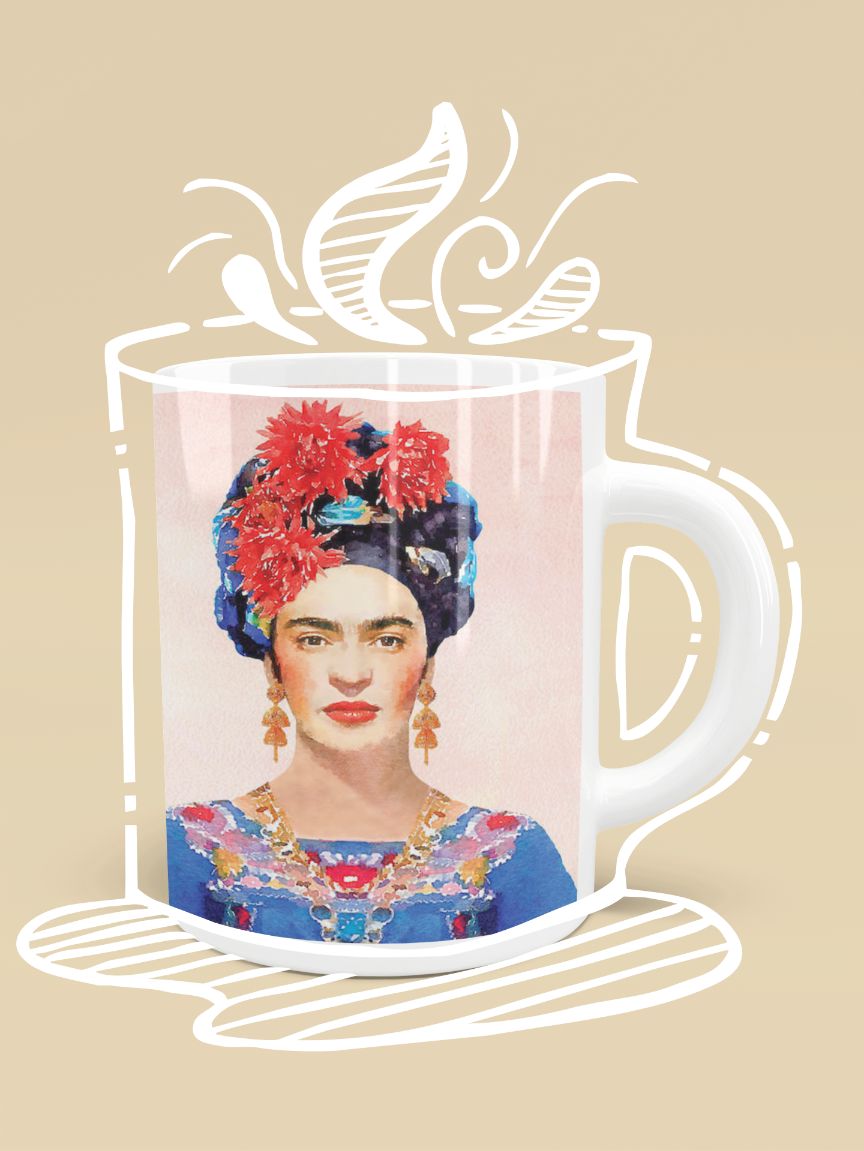 Frida Navy Mug