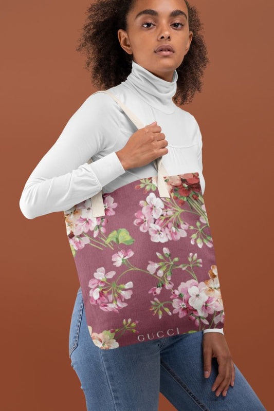 GUC Flower Tote Bag