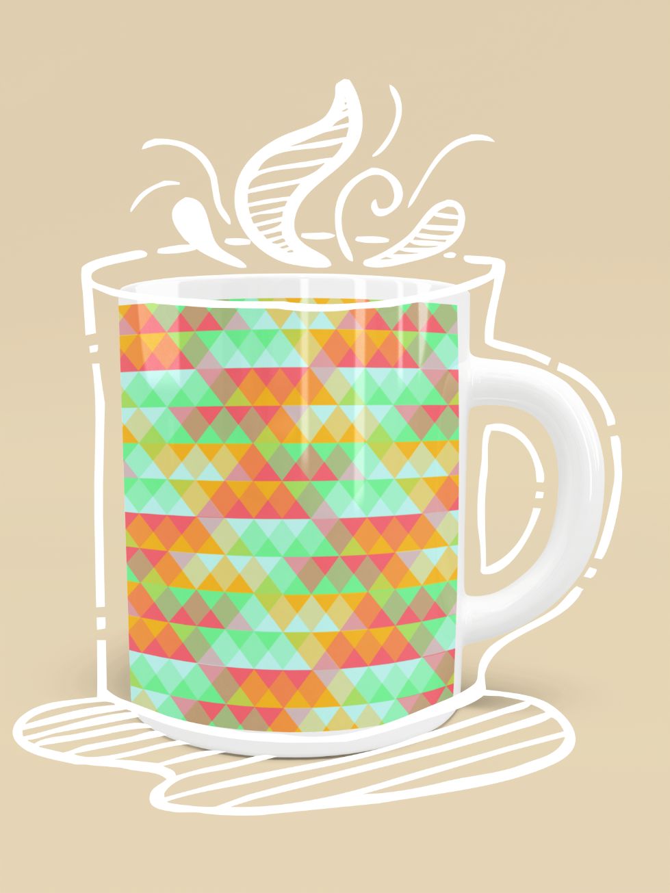 Graphic Pattern (3) Mug