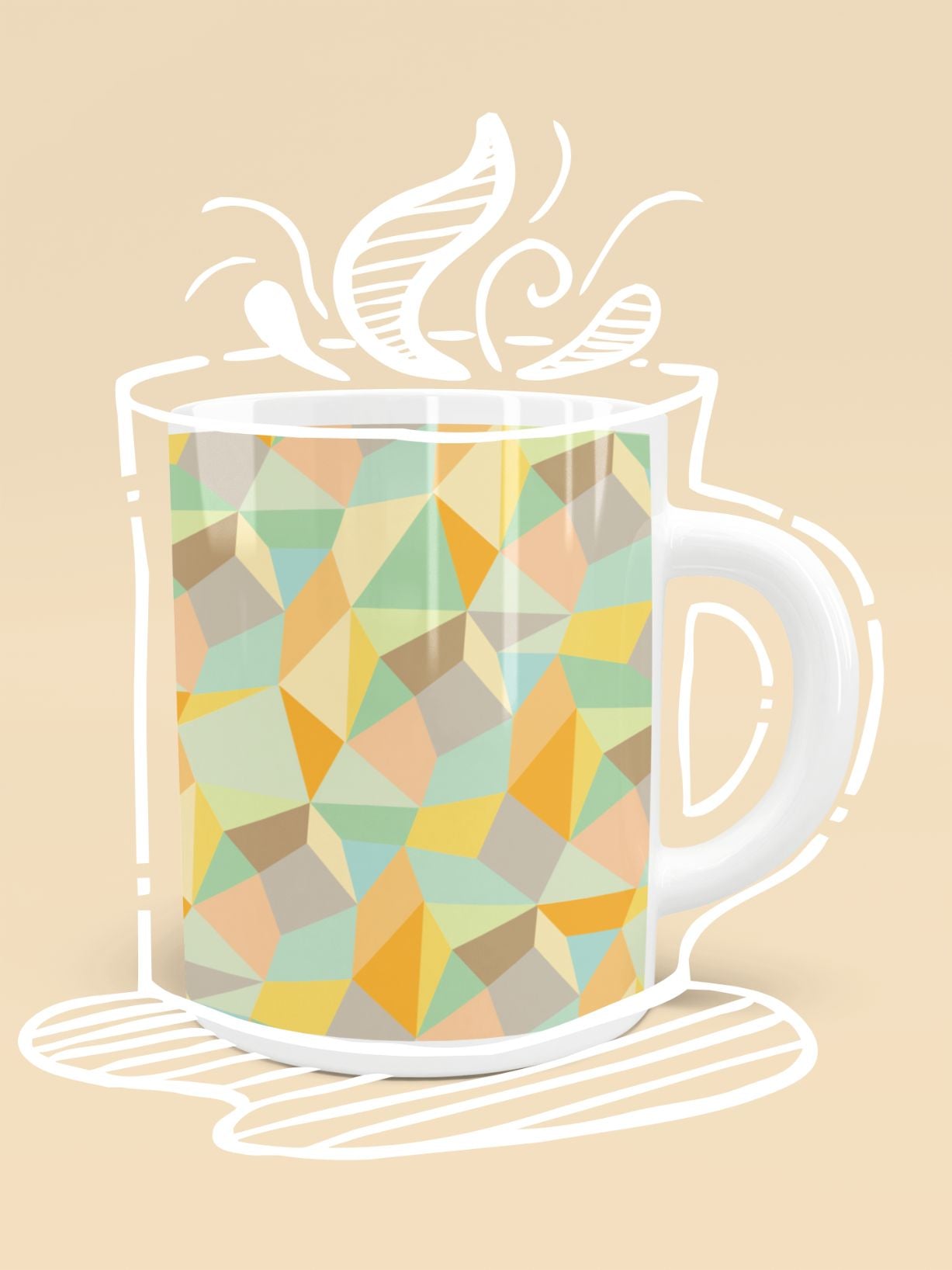 Graphic Pattern (4) Mug