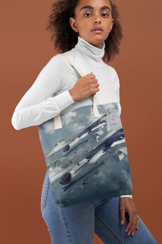 Jet Fighter Tote Bag